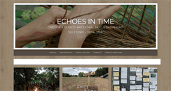 Desktop Screenshot of echoes-in-time.com